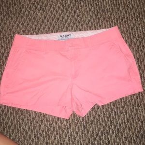 Pink shorts